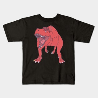 Albertosaurus - Extinct Fossil - Bipedal Predator Kids T-Shirt